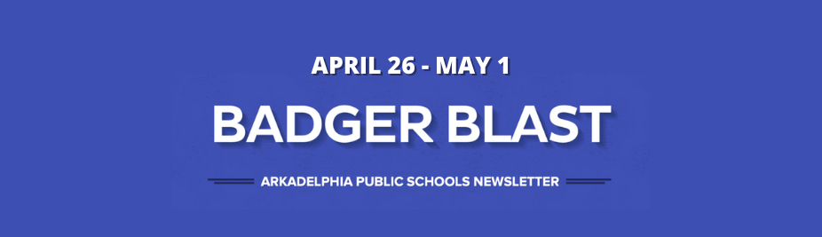 APSD Badger Blast: April 26 - May 1