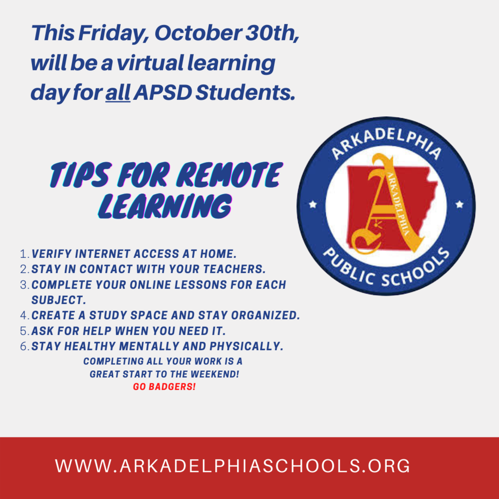 Friday, October 30-Virtual for All Students