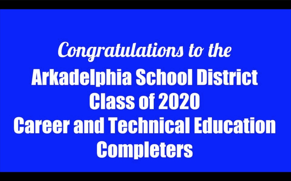 AHS Career Education Completers