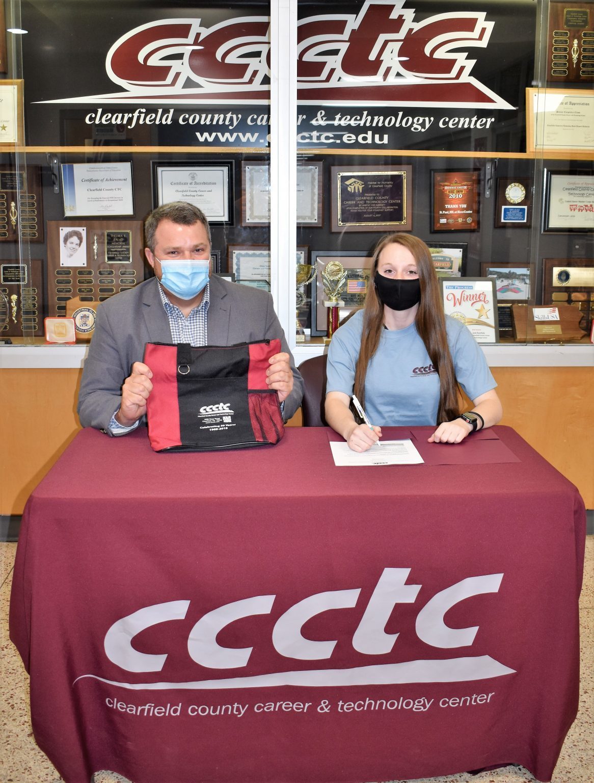 CCCTC Student Signs Letter of Intent | Clearfield Area School District