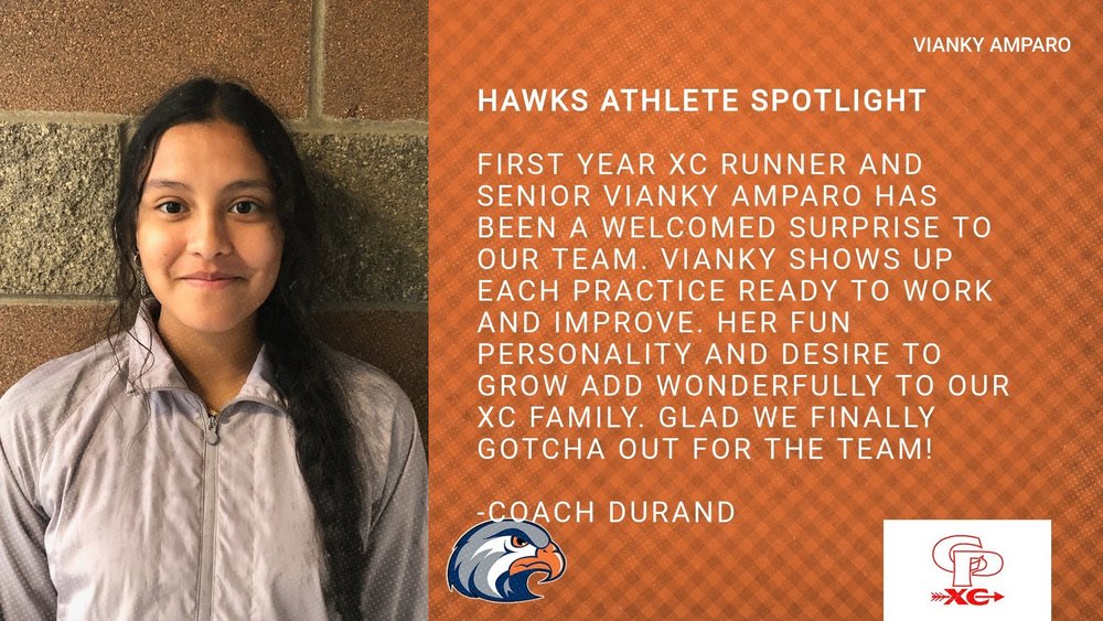 Hawks Athlete Spotlight- XC