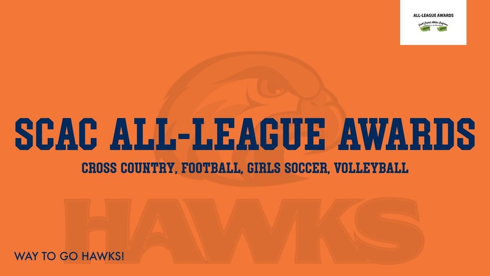 Hawks Represent with SCAC Fall All-League Awards!