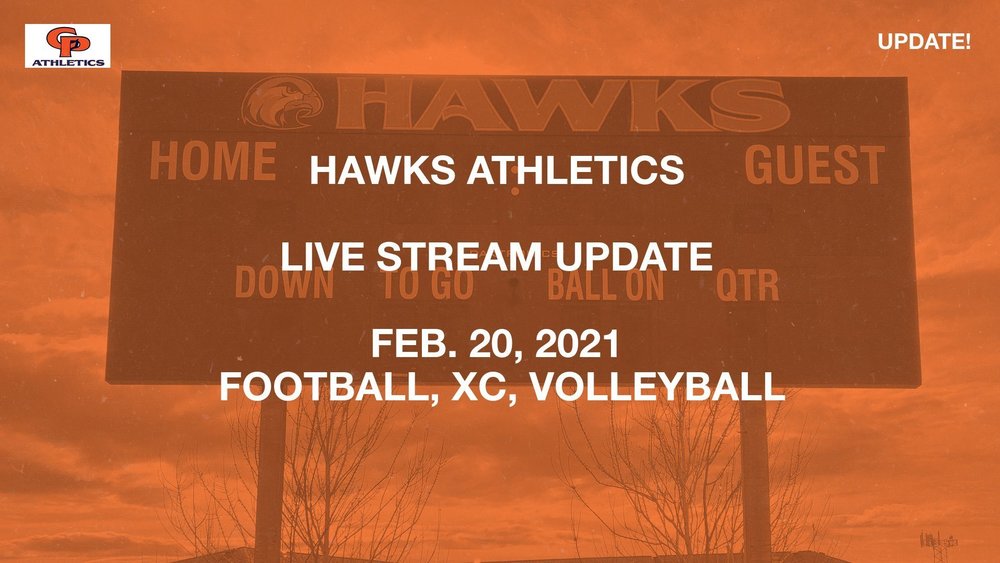 Hawks Athletics Live Stream Update Feb. 20,  2021