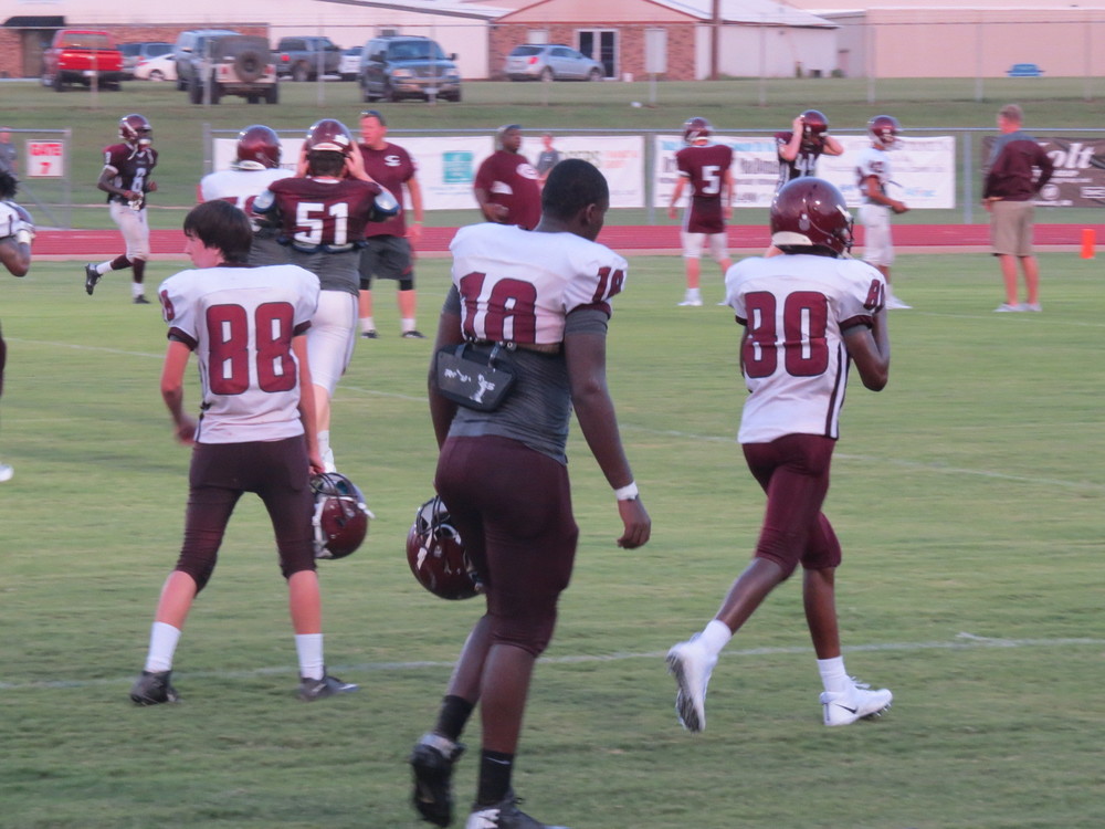 Maroon and White Football Game