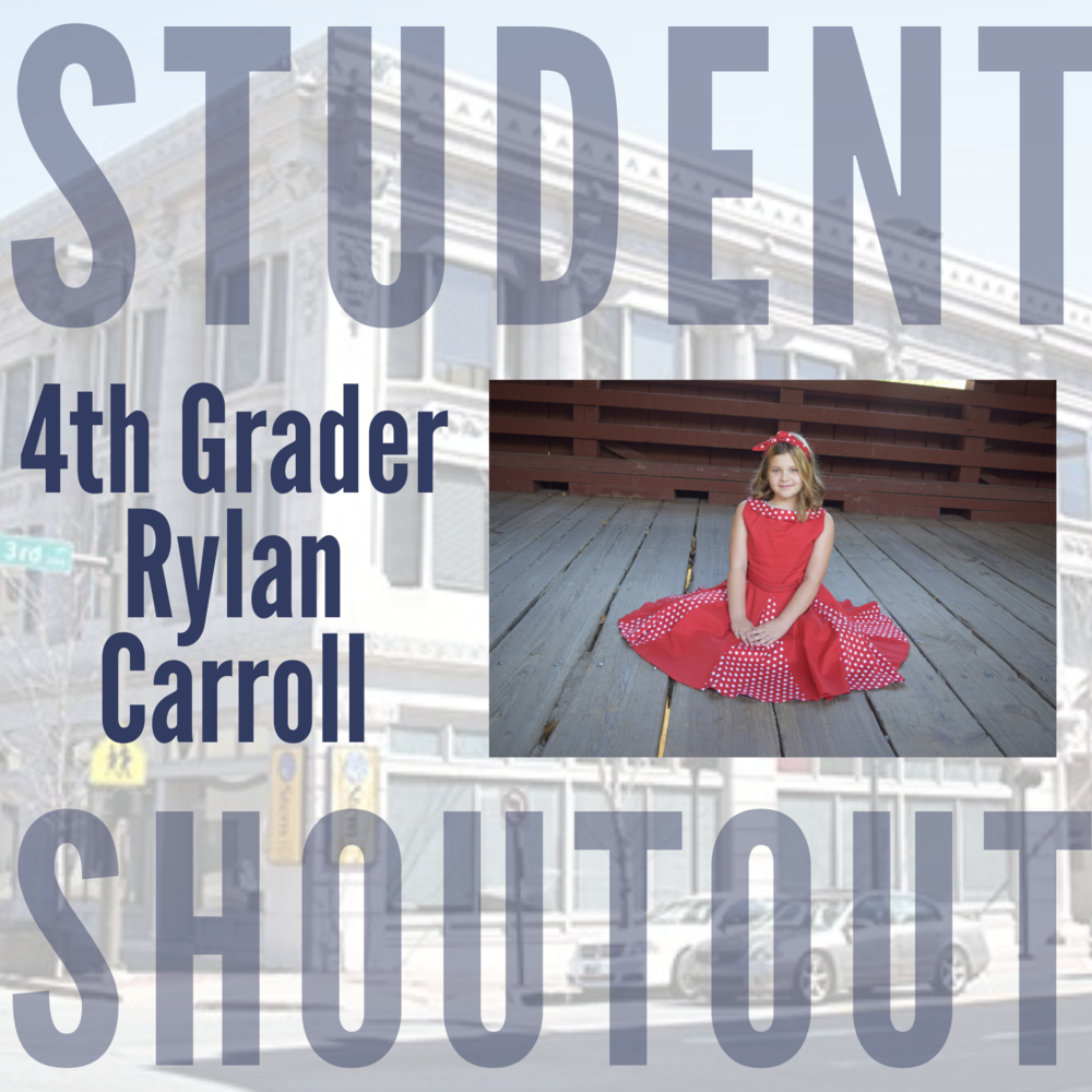 Student Shoutout - Rylan Carroll