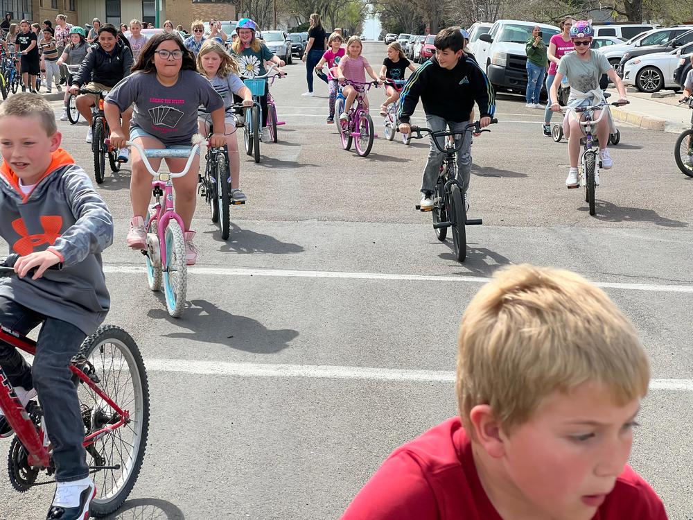 Students Biking