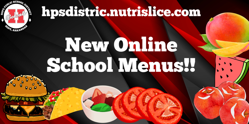 new online school menus