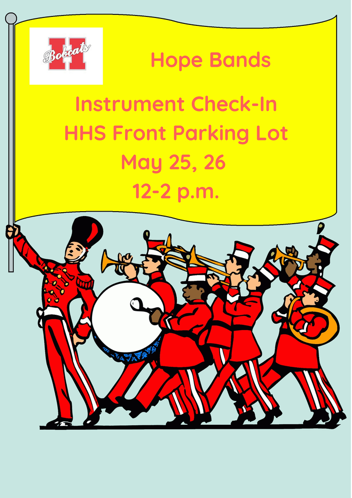 Band instrument check-in set
