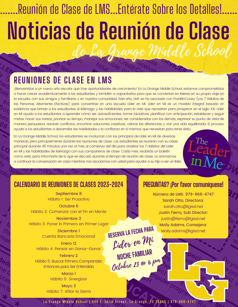 Noticias de Reunion de Clase