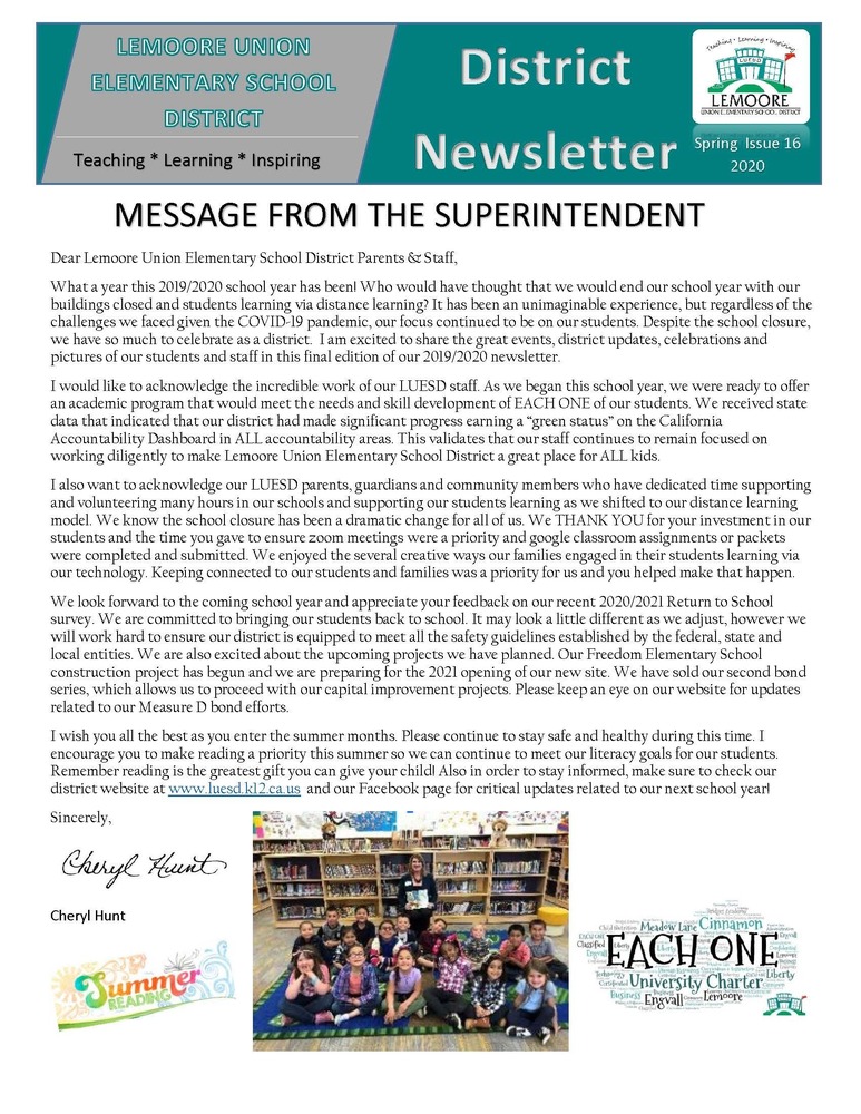 District Newsletter