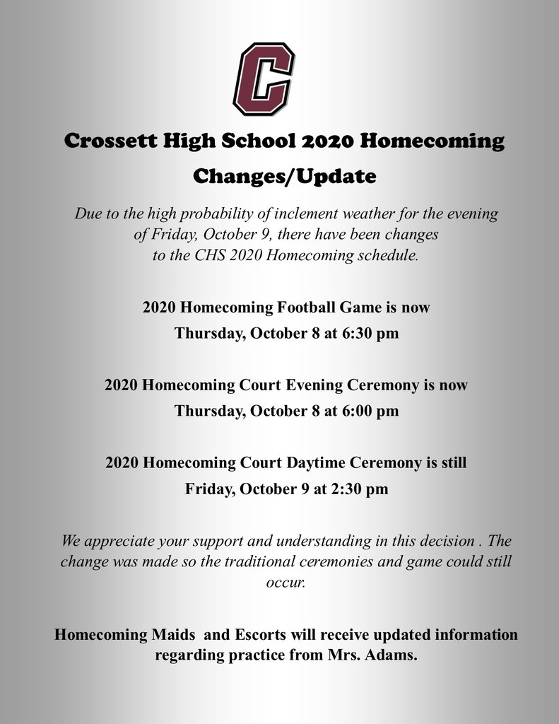 HOCO Update Change