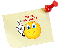 don't forget