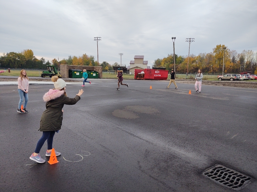 Today in PE students participated in a new game... Rock, Paper, Scissors, Fitness!