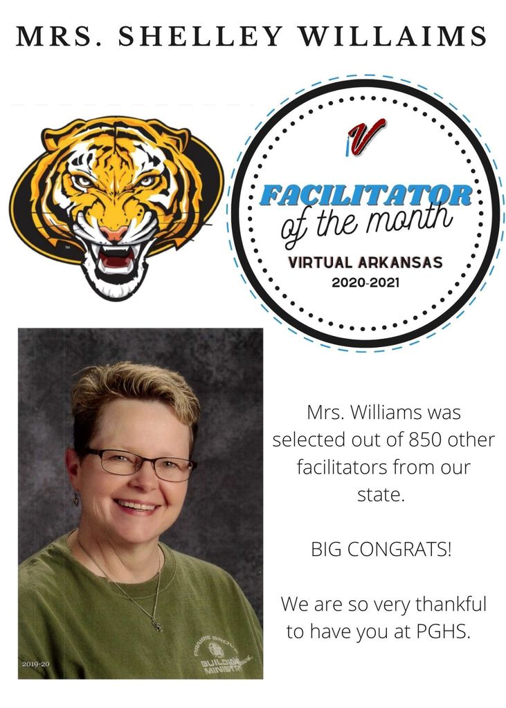 Mrs. Williams- Facilitator of the Month
