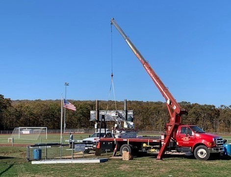 Scoreboard installation