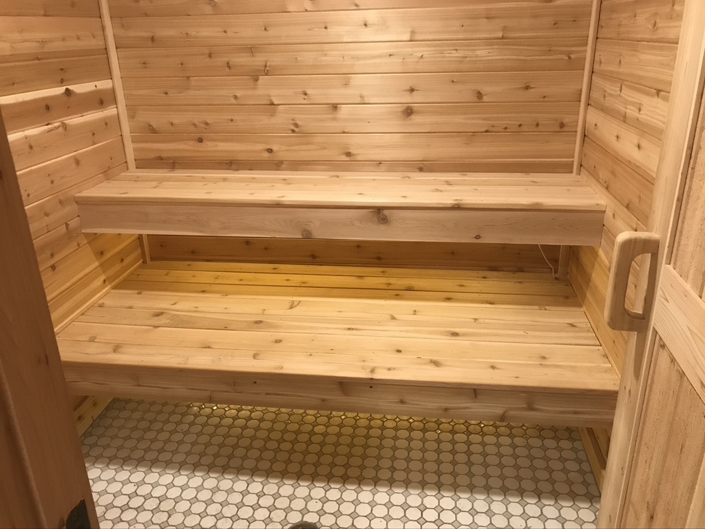 Cedar benches