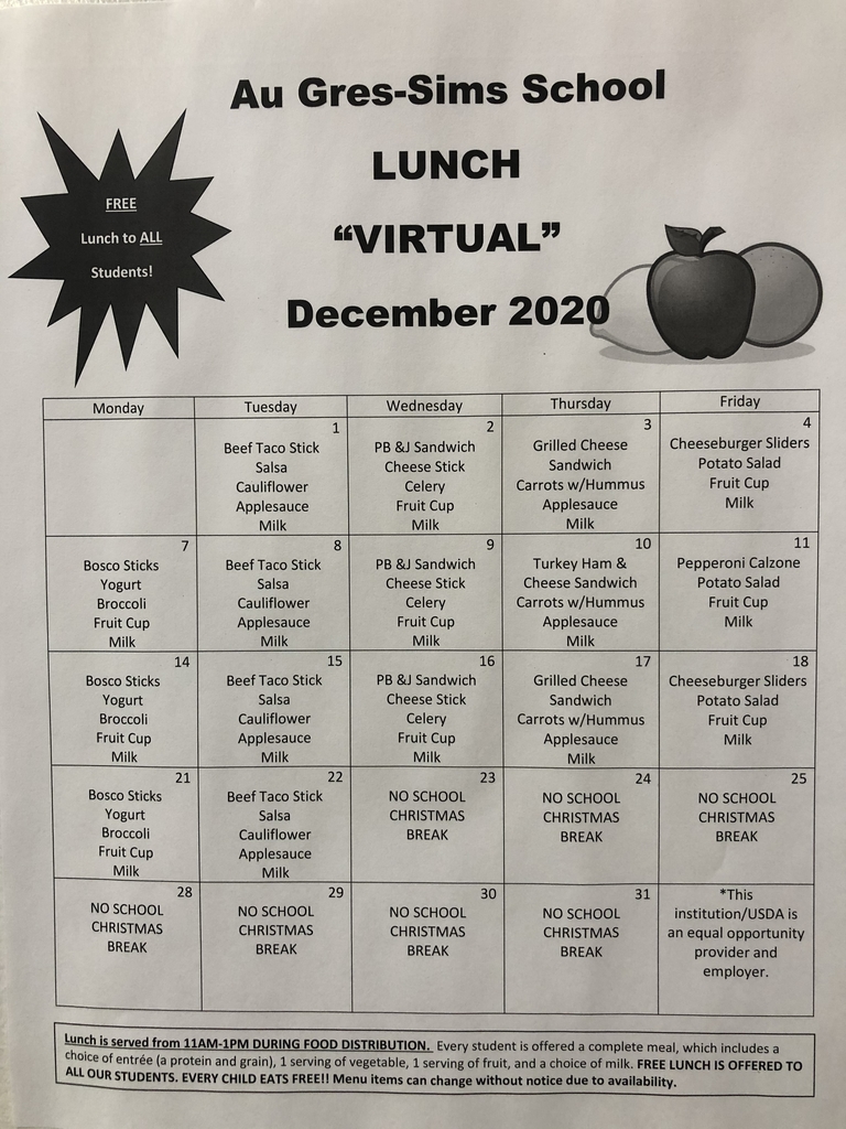 AGS Virtual Lunch December 2020