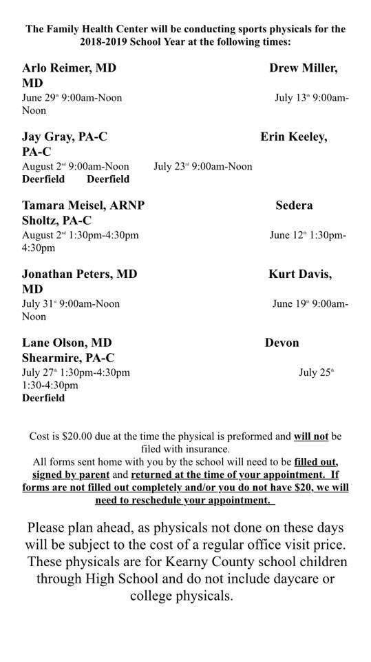 physicals