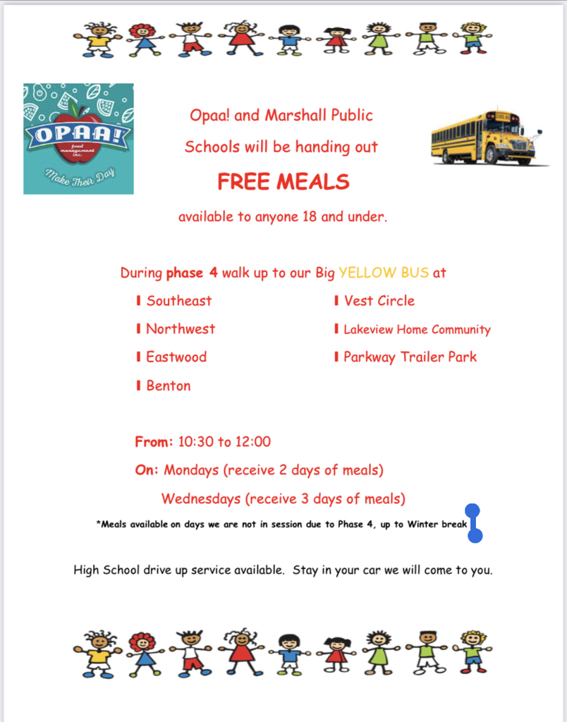 Free meal pick up