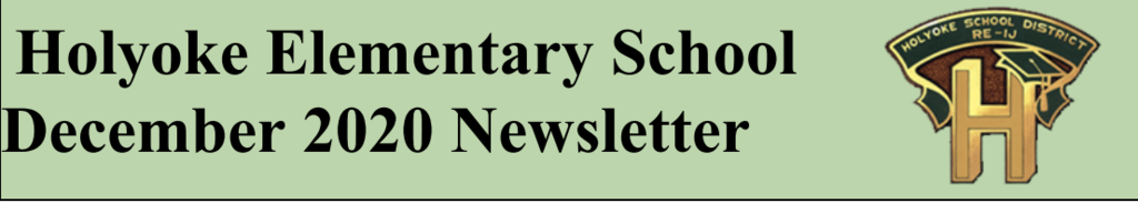 Elementary School Newsletter 12/2020