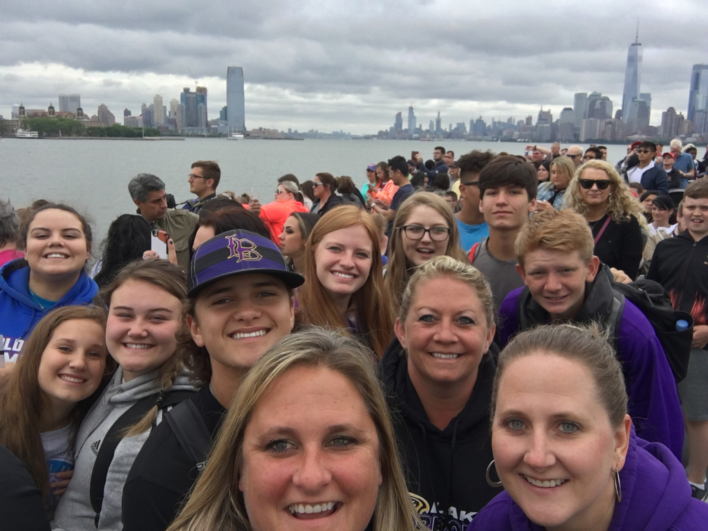 on the ferry to Ellis Island