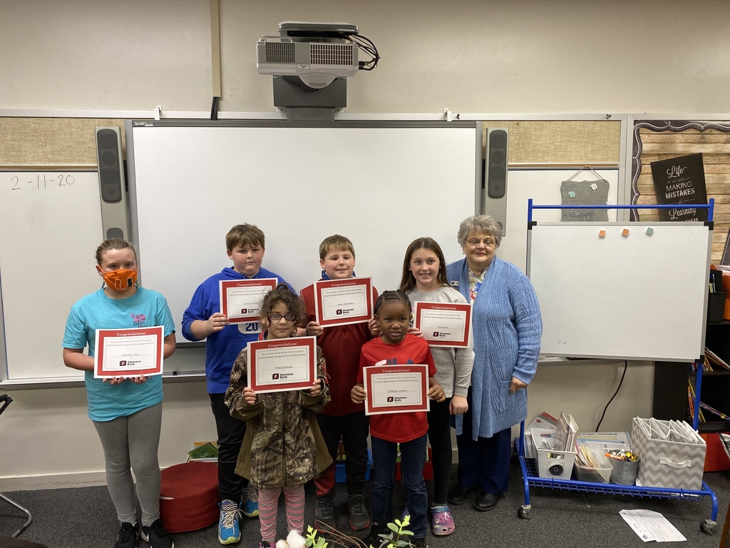 Student of the month nominees 