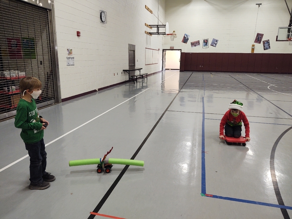 More Reindeer tag fun in the gym today with Mrs. Stanley! 🦌