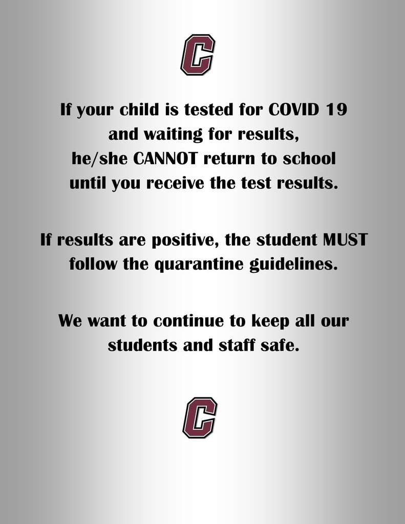 COVID 19 Reminder
