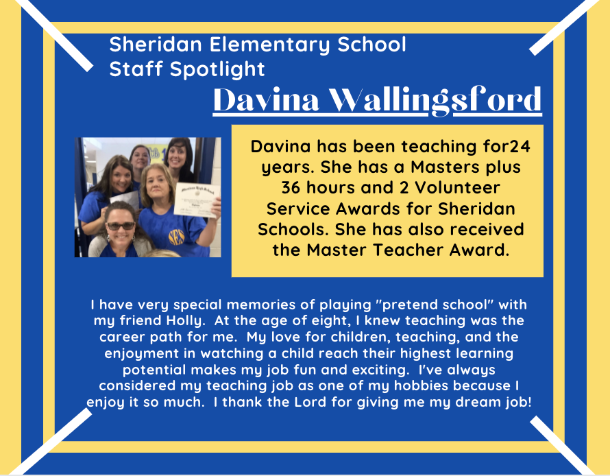 Davina Wallingsford, Literacy Interventionist