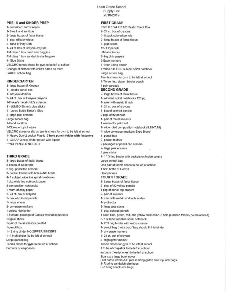 GS List
