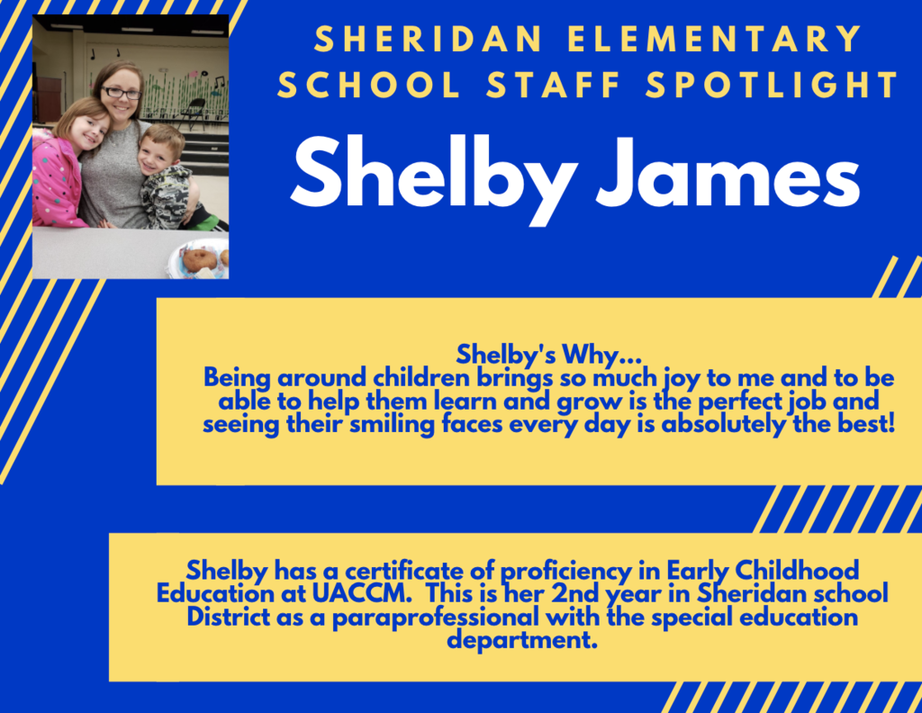 Shelby James, SPED Paraprofessional