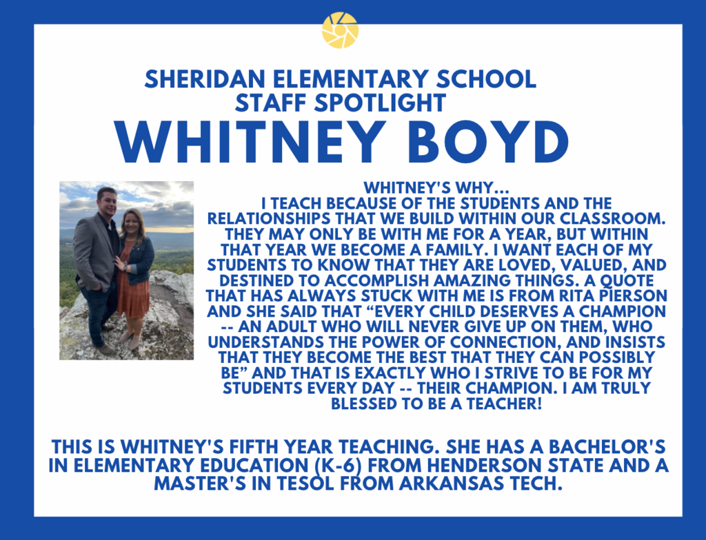 Whitney Boyd, 2nd Grade Teacher