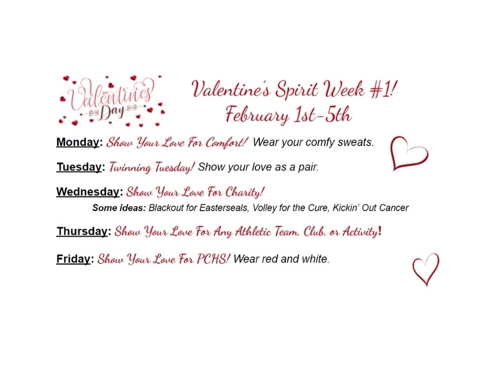 Valentine’s Spirit Week #1