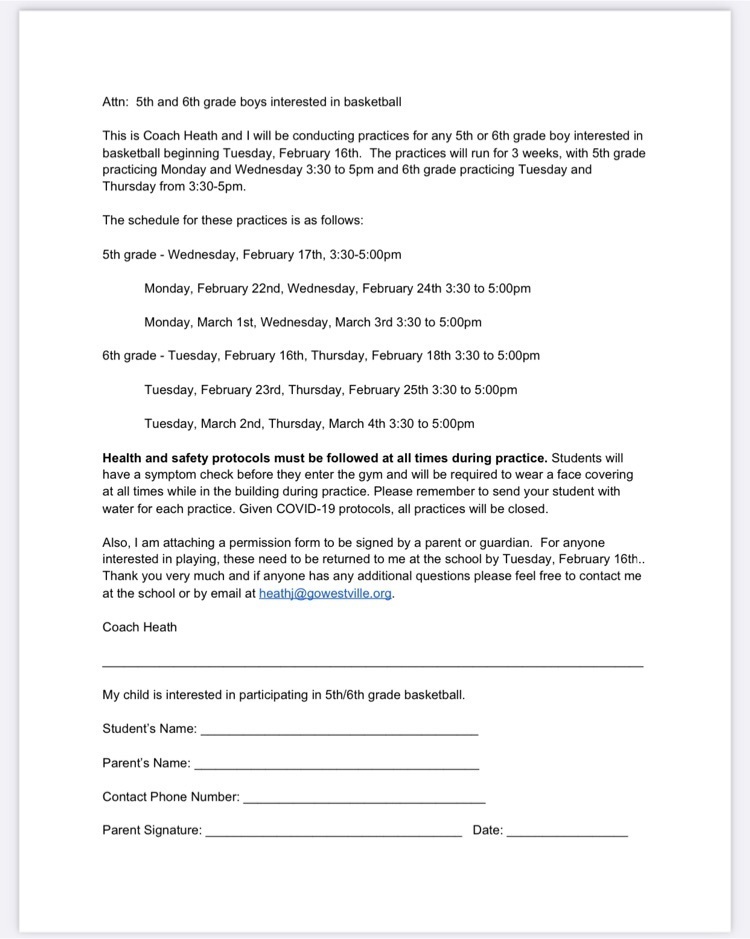 permission slip