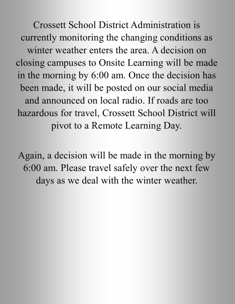 Winter Weather Monitoring