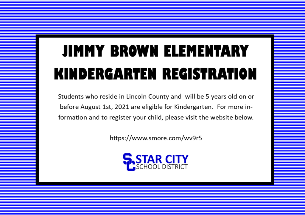 kindergarten registration