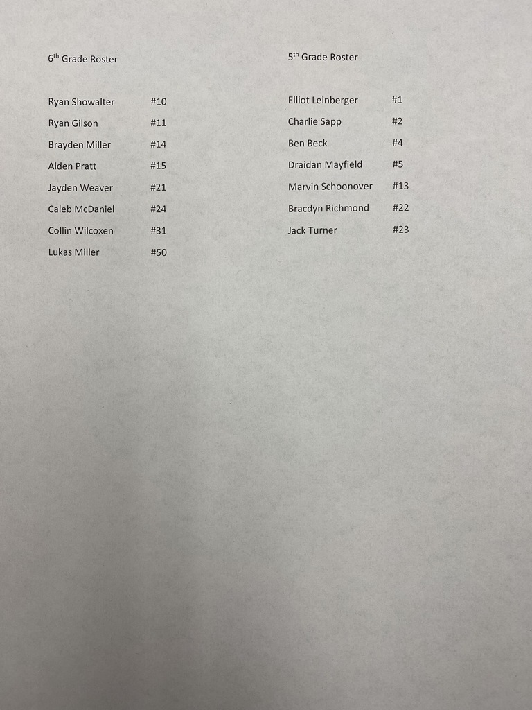 Roster