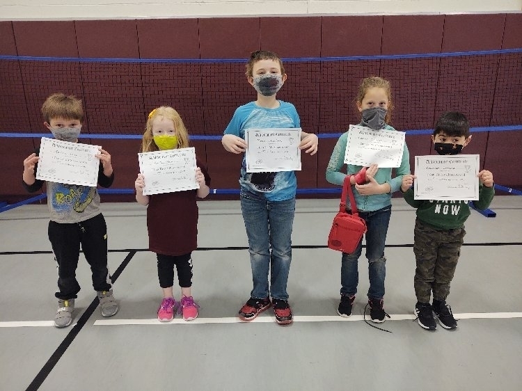 We have been working on fine motor skills in elementary PE. Check out these kiddos that mastered tying their shoes! 👟