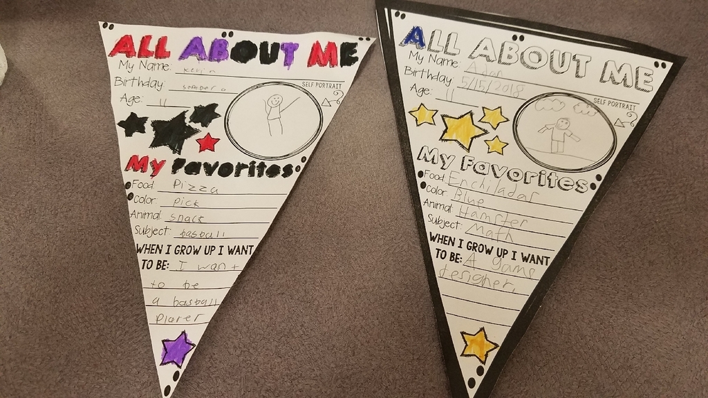 All About Me pennants