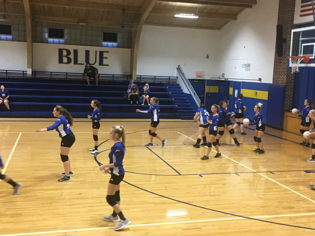 HS VB Warmups!