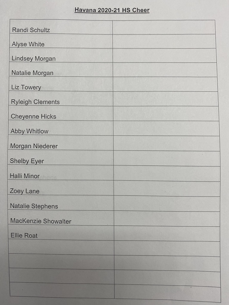 HS Cheer