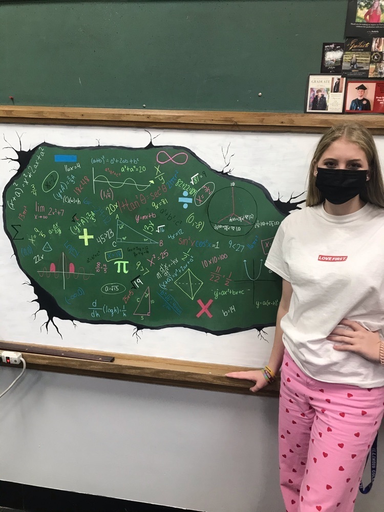 Math mural by Alyse White