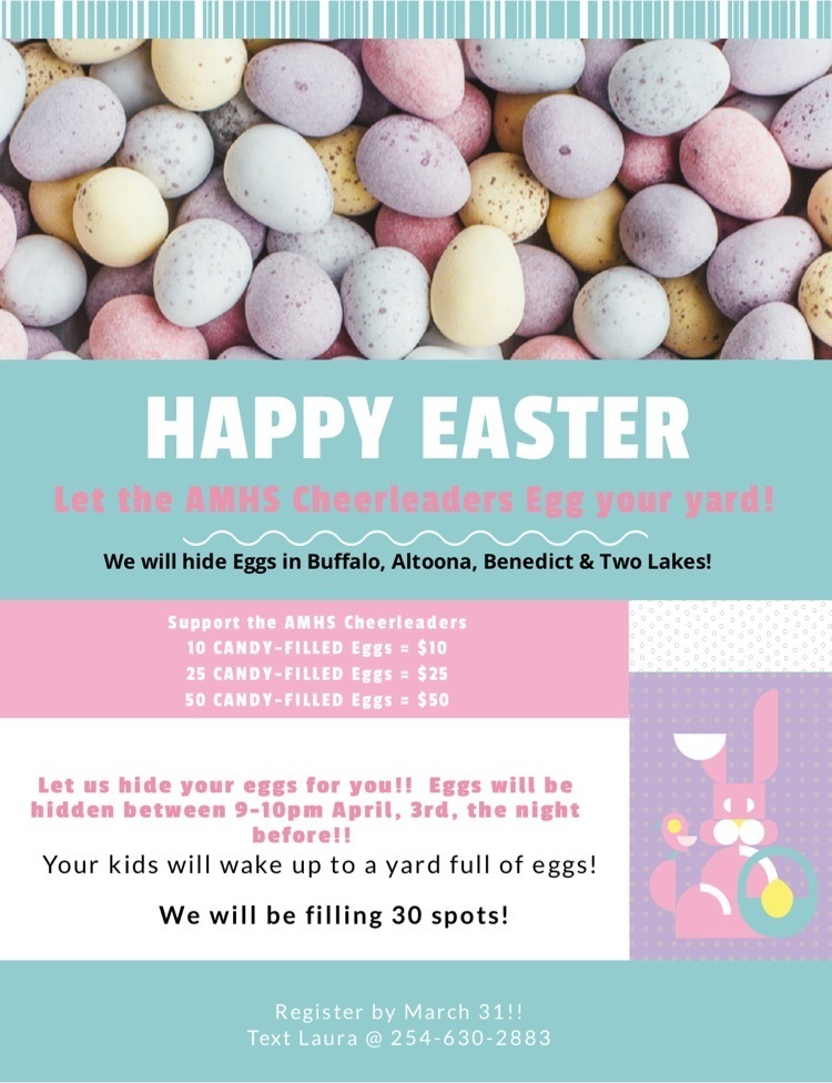 AMHS Cheer-Egg Fundraiser