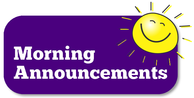 Announcements