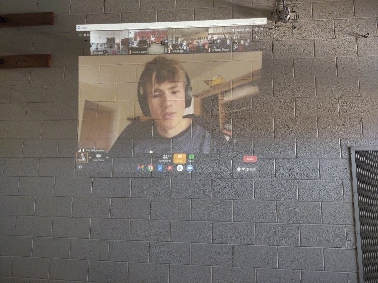 In PE today, AGS 3rd graders were able to be a part of a cool google meet with U.S. Ski Team skier Gus Schumacher! 