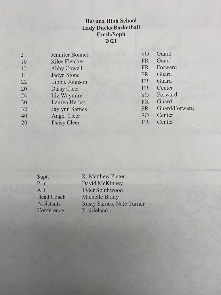 JV Girls