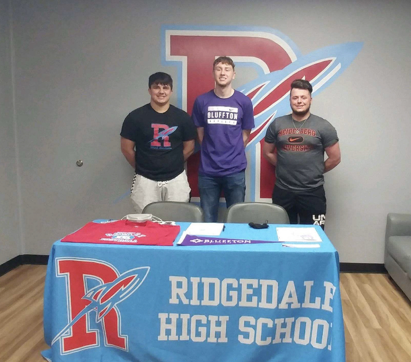 Michael and Senior Teammates