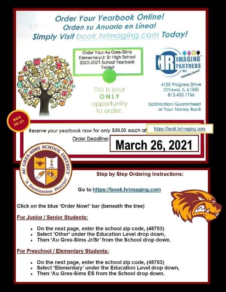 20-21 Yearbooks on sale now!