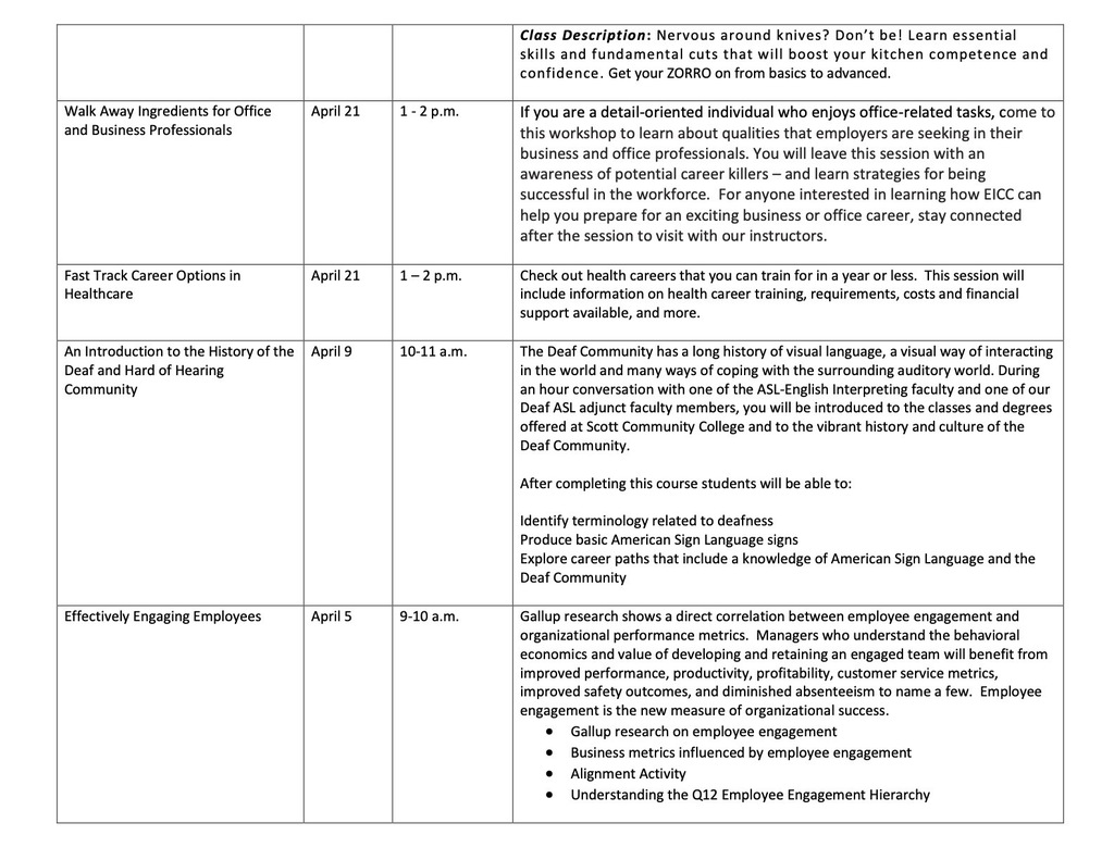2021 EICC CC Month FREE sessions pg 2