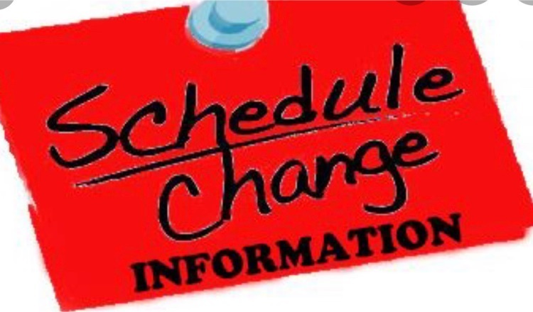 schedule change